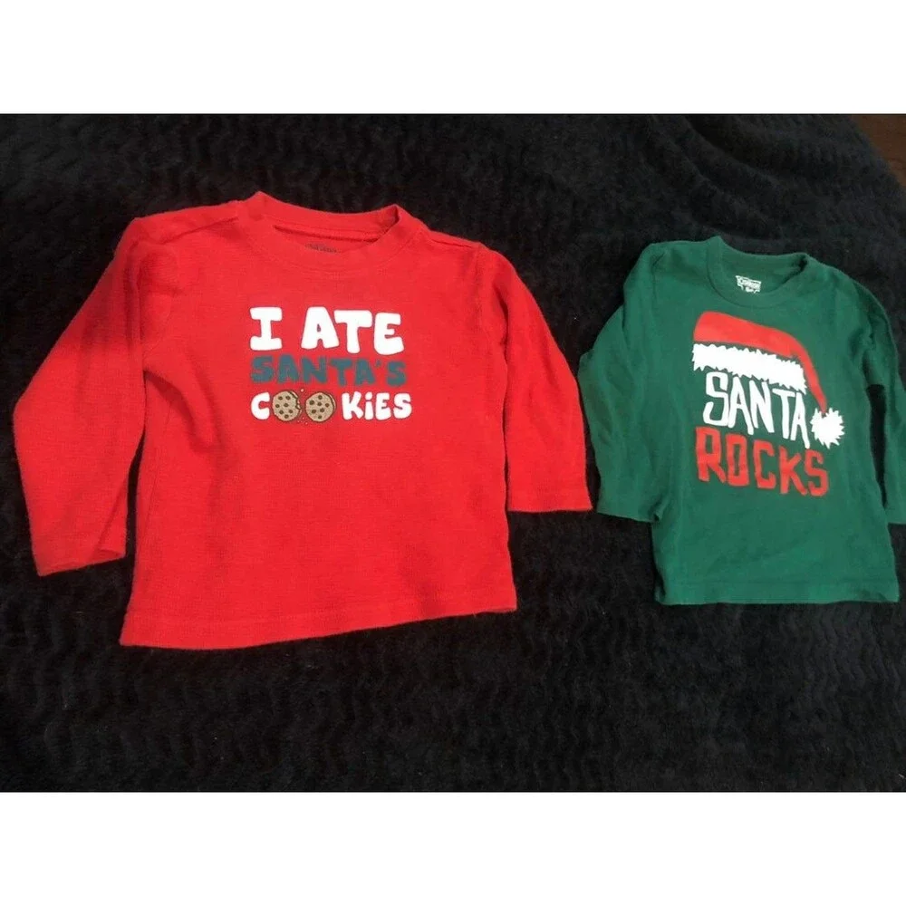 Lot of 2 24m 24 month xmas shirts